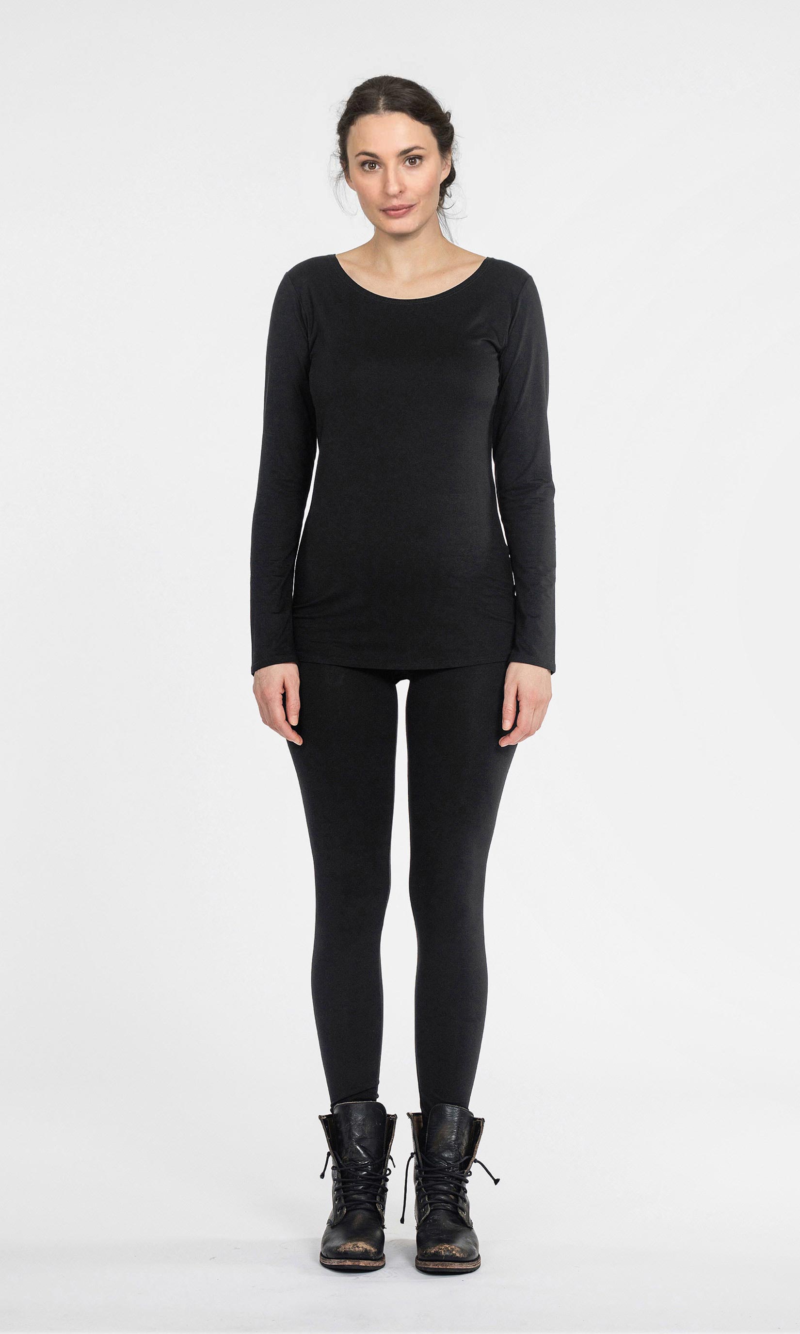 Tights i viskos, svart - Olars Ulla