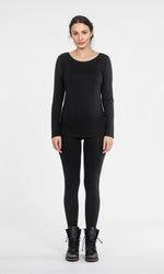 Tights i viskos, svart - Olars Ulla